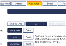 Ilustracja ekranu panela operacyjnego