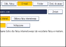 Ilustracja ekranu panela operacyjnego