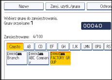 Ilustracja ekranu panela operacyjnego