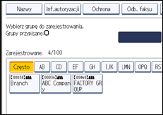 Ilustracja ekranu panela operacyjnego