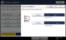 Ilustracja ekranu panela operacyjnego