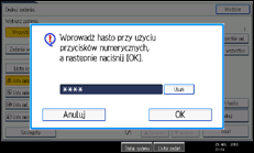 Ilustracja ekranu panela operacyjnego