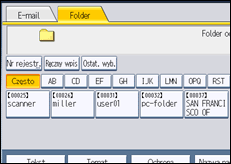 Ilustracja ekranu panela operacyjnego
