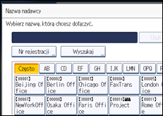 Ilustracja ekranu panela operacyjnego