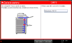 Ilustracja ekranu panela operacyjnego