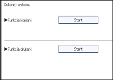 Ilustracja ekranu panela operacyjnego