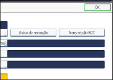 Ilustração do ecrã do painel de operação