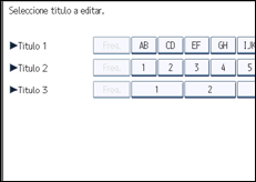 Ilustração do ecrã do painel de operação