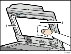 Иллюстрация устройства автоподачи документов с пронумерованными выносками