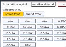 Bild av användarpanelens skärm