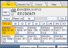 Bild av användarpanelens skärm