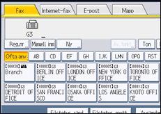 Bild av användarpanelens skärm
