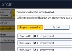 Bild av användarpanelens skärm