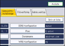 Bild av anv&auml;ndarpanelens sk&auml;rm