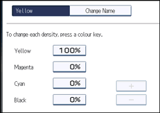 Operation panel screen illustration
