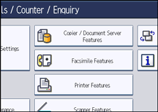 Operation panel screen illustration