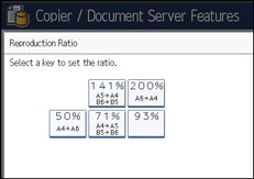 Operation panel screen illustration