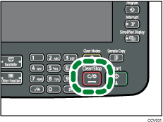 Clear/Stop key illustration