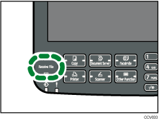 Receive File indicator illustration