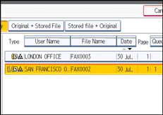 Operation panel screen illustration