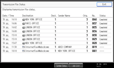 Operation panel screen illustration
