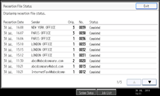 Operation panel screen illustration