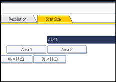 Operation panel screen illustration