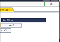 Operation panel screen illustration