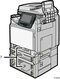 Main unit illustration numbered callout illustration