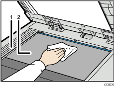 Exposure glass illustration numbered callout illustration