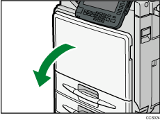 Replacing toner illustration