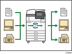 Illustration of utilizing stored documents