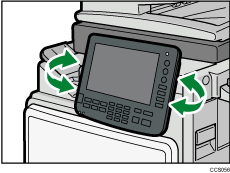 Control panel illustration