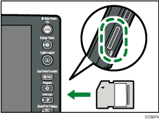 Media slot illustration