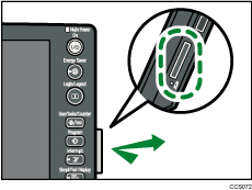 Media slot illustration