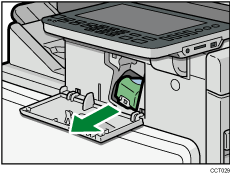 Adding staples illustration