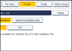 Operation panel screen illustration