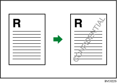 Illustration of watermark