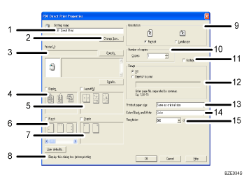 Application screen illustration numbered callout illustration