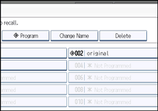 Operation panel screen illustration