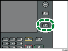 Interrupt key illustration