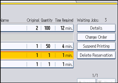 Operation panel screen illustration