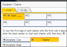Operation panel screen illustration