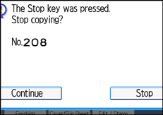 Operation panel screen illustration