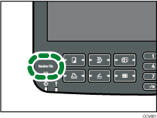 Receive File indicator illustration