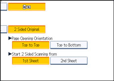 Operation panel screen illustration