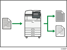 Illustration of preventing an unauthorized copy
