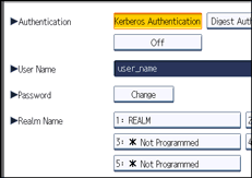 Operation panel screen illustration