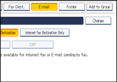 Operation panel screen illustration