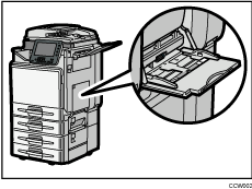 Bypass tray illustration